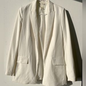 White H&M blazer